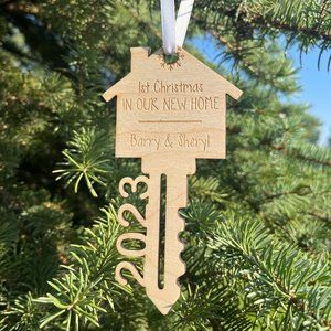 CUSTOM New Home 2023 Christmas Ornament